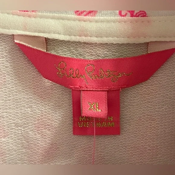 NWT | Lilly Pulitzer | Ronan Popover | UPF 50+ | Pink Topaz Fineapple | XL - Picture 4 of 8